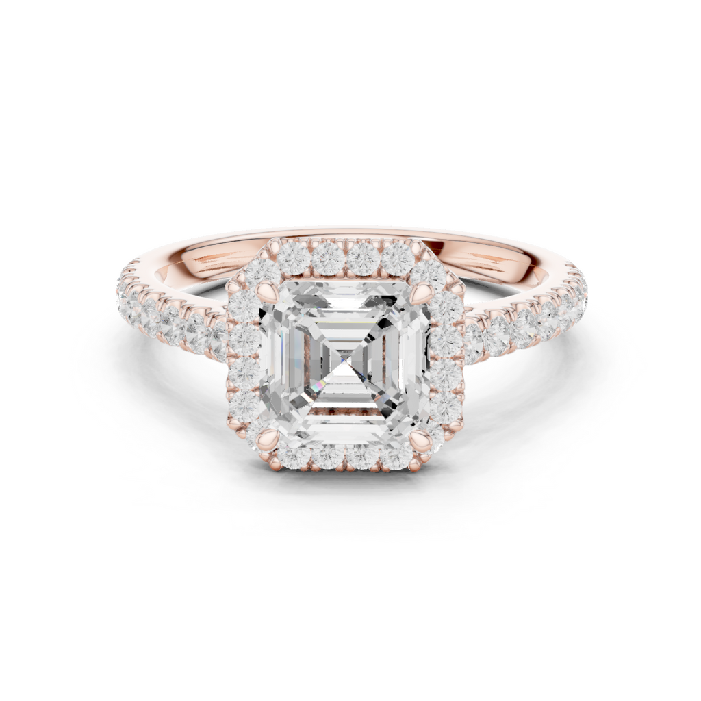 Asscher Cut Solitaire Ring