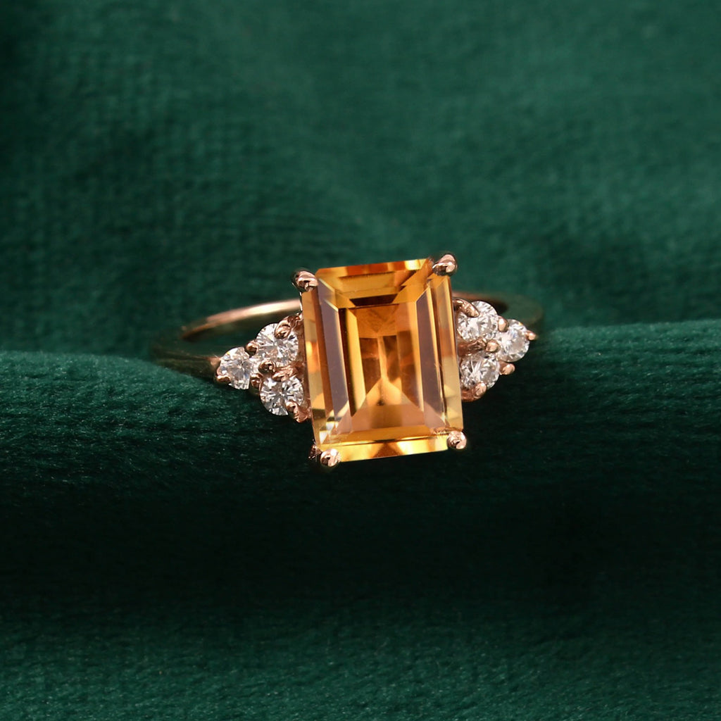 Luxureen Natural Citrine Ring