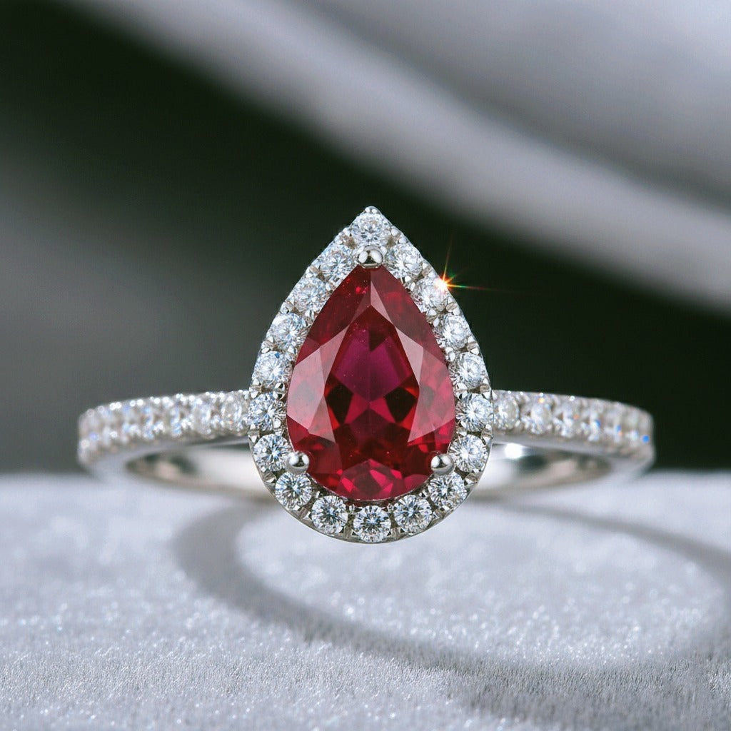 Luxureen Lab Grown Ruby Ring