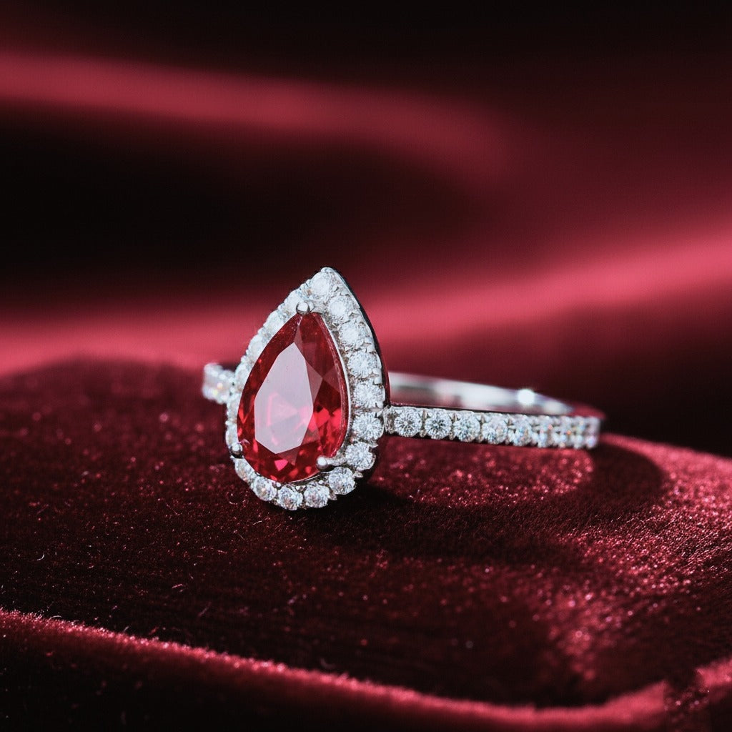 Luxureen Lab Grown Ruby Ring
