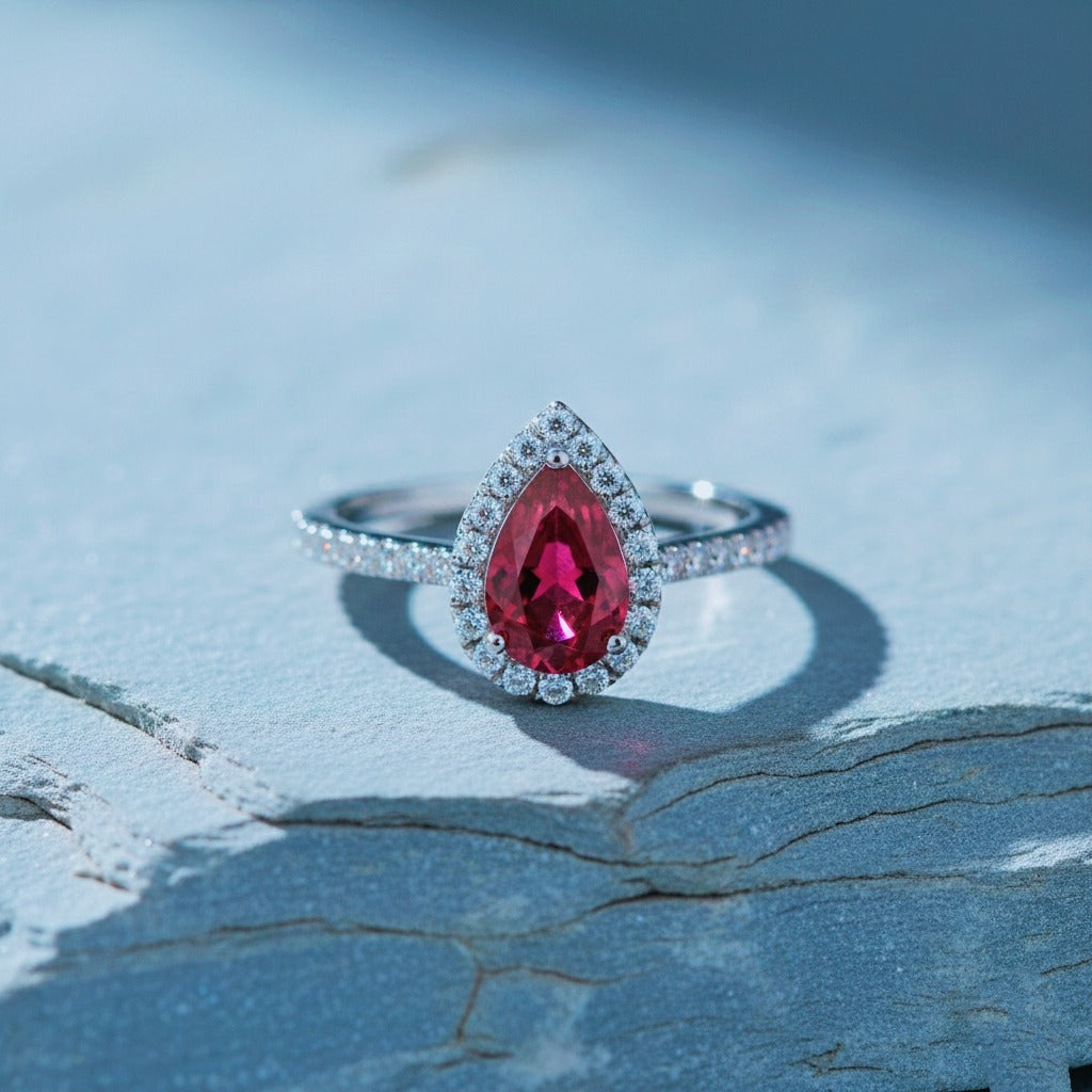 Luxureen Lab Grown Ruby Ring