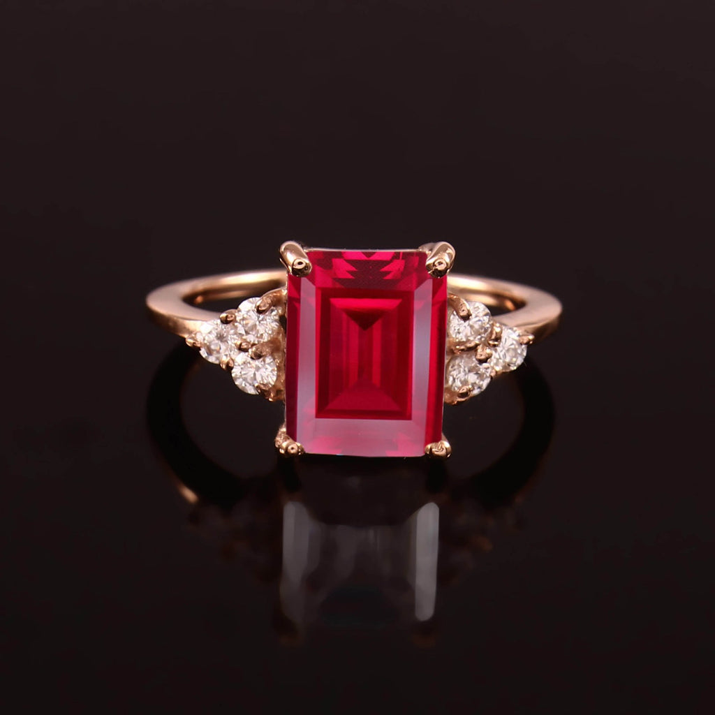 Luxureen Lab Grown Ruby Ring